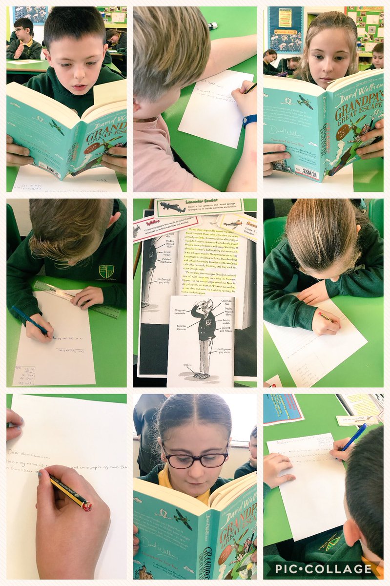 CGPrimary's tweet photo. C9 are learning about WW2 this term.We are reading ‘Grandpa’s Great Escape’ and completing lots of work about it.We have decided to write letters to @davidwalliams to see what he thinks of our work and invite him to our school.David,please make their day by commenting #CGPEng https://t.co/UaD3atpcoJ