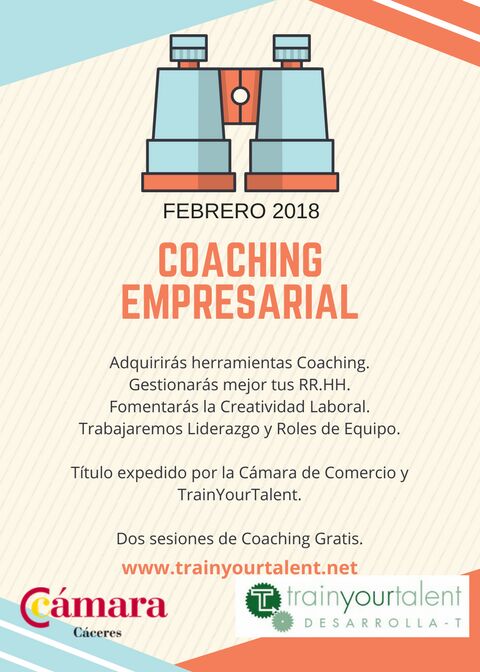 CoachingTalent_'s tweet photo. 📣¿Quieres mejorar tus competencias profesionales, conseguir nuevos objetivos, optimizar tus RRHH, tu liderazgo y roles de equipo?.

📍Podrás conseguirlo a través del curso Coaching Empresarial de la Cámara de Comercio de Cáceres y Plasencia y TrainYourTalent.

☣¡APÚNTATE!☣ https://t.co/psTV5WQ9C9