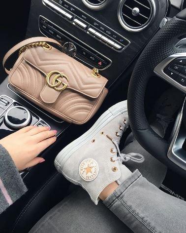 Rand woordenboek Bot OFFICE Shoes on Twitter: "RG: @elliemaydoll 🎀👛 wearing our @converse All  Star Hi Leather in Ash Grey Rose Gold! How do you wear yours? Enter our  #officeloves competition to stand the chance