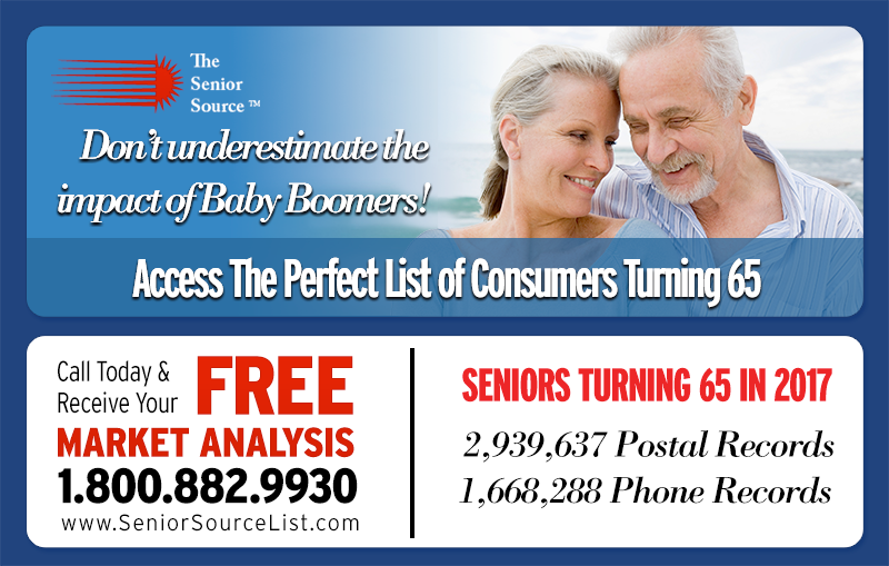 SSLbyAmerilist's tweet photo. Since the over-50 crowd represents today’s fastest-growing population segment, more companies than ever are looking for powerful and creative ways to market products and services to boomers, active adults, and seniors. That’s why Senior Source List stands out. https://t.co/5fHhFEIOvK