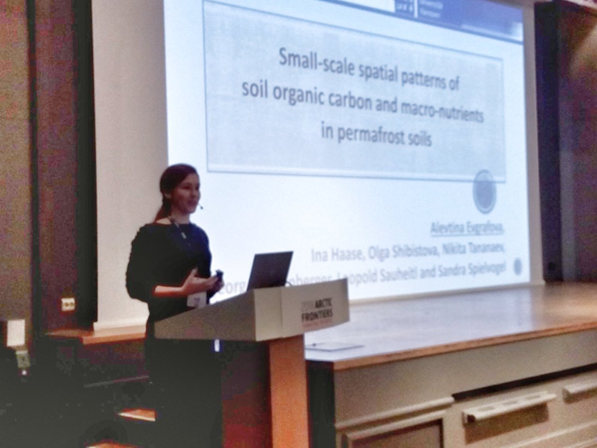alevtina_ev's tweet image. Relevance of #permafrost #smallscale #spatialvariability to improve #environmentalmodels @arcticfrontiers #arctosworkshop2018