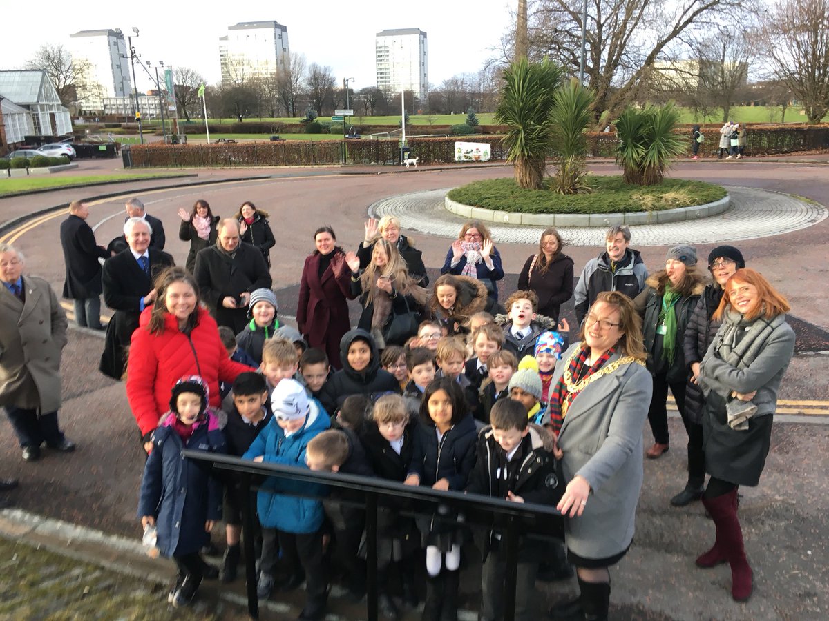 outdoortrust's tweet image. Launch of Scotland’s Commonwealth Walkway thank you Lord Provost, Minister, friends and lovely young people!