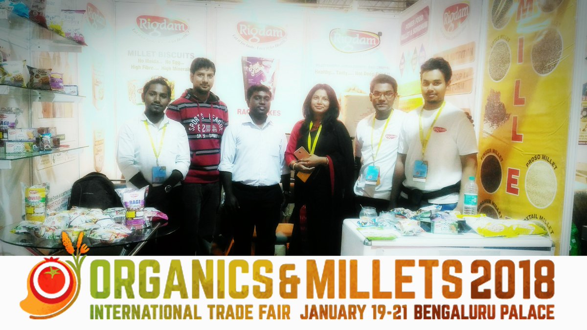 achimsolutions's tweet image. Attended Organics &amp;amp; Millet 2018 International Trade Fair Bangalore. Big Thanks to Karnataka Govt @krishnabgowda for making it all happen. Our stall was super hit in #OM2018 as all folks from all walks of life came to appreciate our products made of #Millets #healthyeating #Rigdam