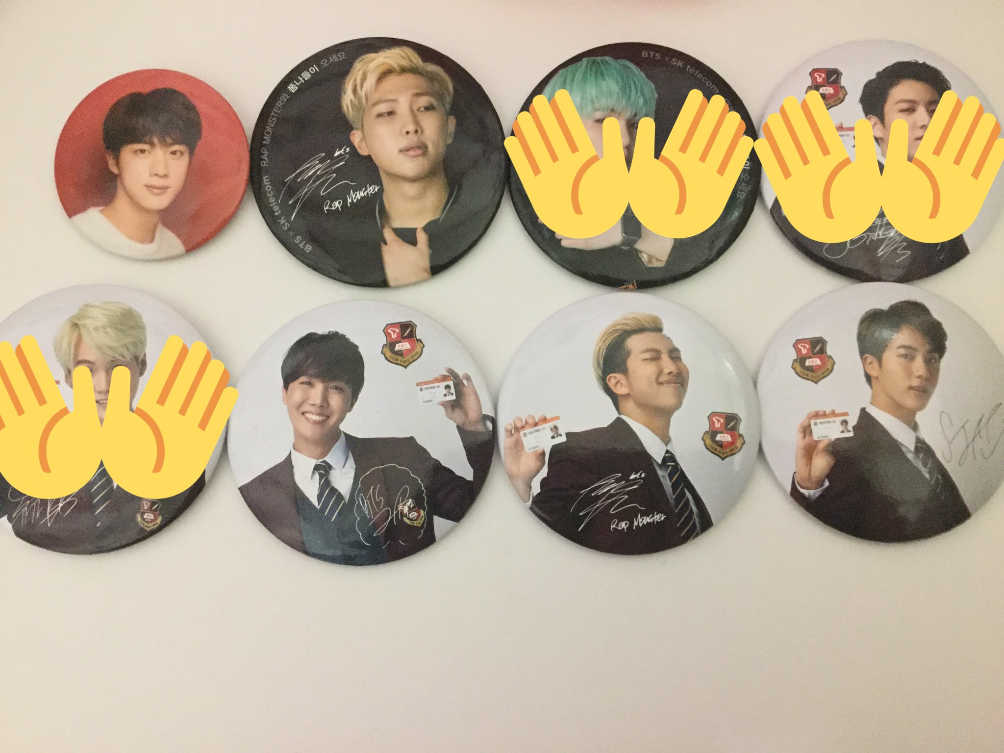 BTS  缶バッジ　109 テレコム　V ジョングク　ジミン　ジン　RM ホソク BTS 缶バッジ109 テレコムV ジョングクジミンジンRM ホソク