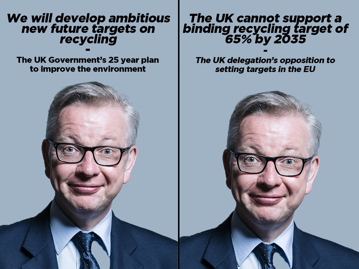 Retweet if you want our Environment Secretary <a href="/michaelgove/">Michael Gove</a> to support ambitious recycling targets at home and abroad