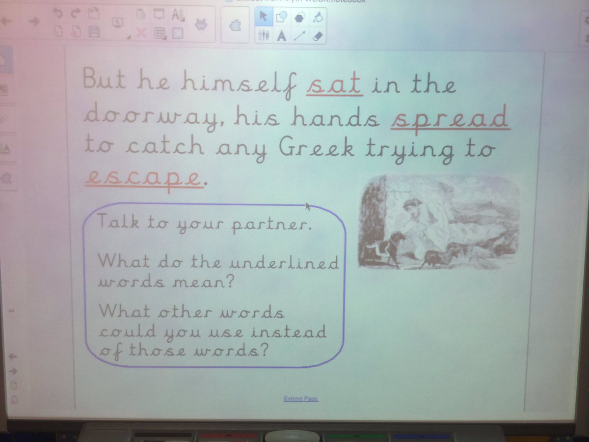 EPSMrsSpence's tweet photo. #WholeClassGuidedReading. Words in context today. As ever Y3 we're amazing. #MythExtract #Vocabulary #SpeakingAndListening @Eastfield_EN3 @Megan_Hardy93 https://t.co/glrWtywpnV