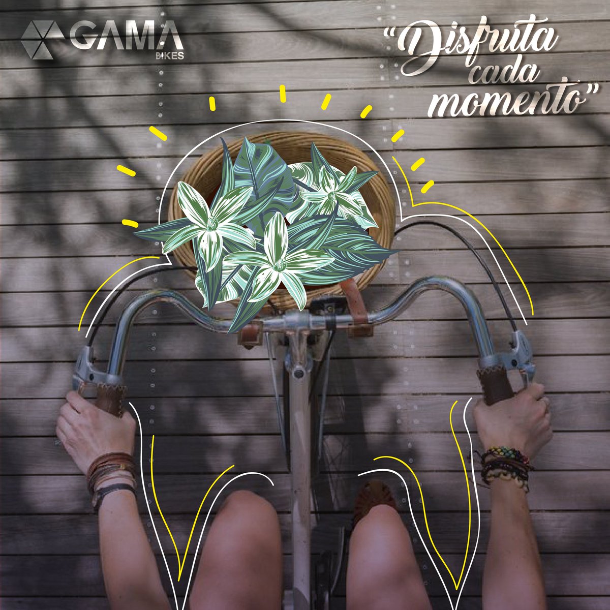 El tiempo que se disfruta es el verdadero tiempo vivido. 🌞#GamaBikes