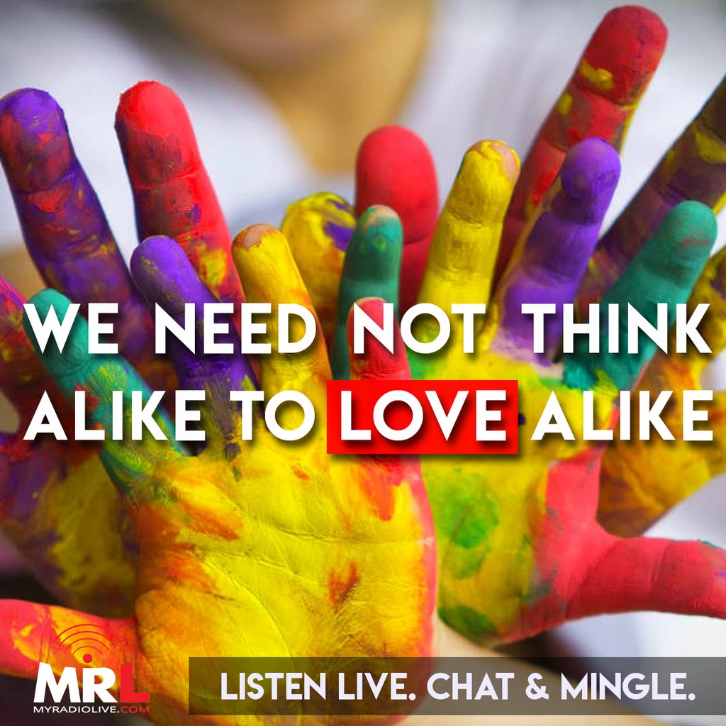 MyRadioLive's tweet photo. "Different colours, One people. They were created in the image of God and who are you to separate them" - Lucky Dube
•
#MyRadioLive #MRL #WeAreMusic #WednesdayWisdom https://t.co/NTZLhIYt5o