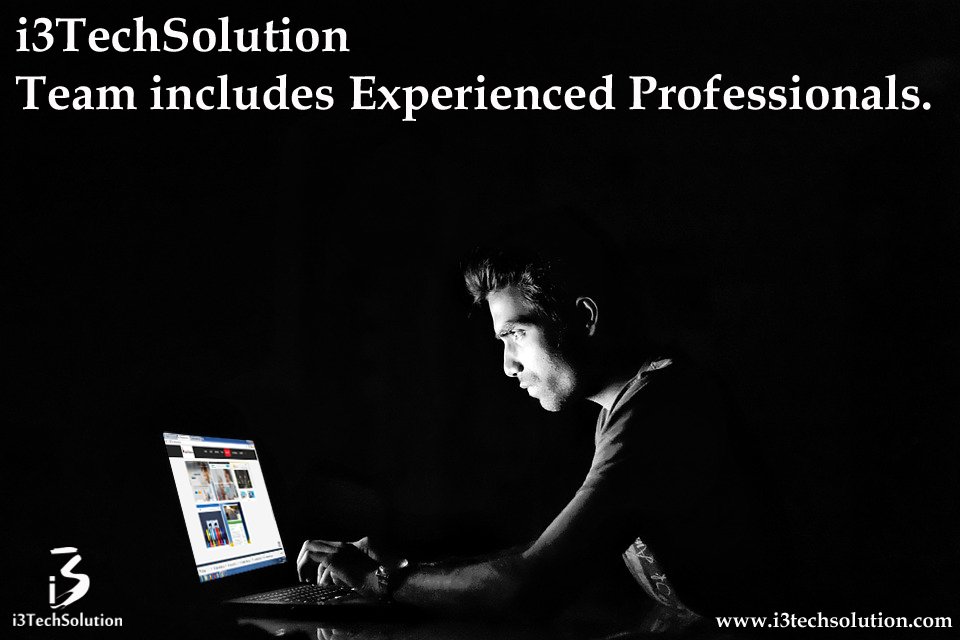 i3TechSolution's tweet image. #i3TechSolution
Team includes Experienced Professionals.
#ITProfessional #SoftwareDeveloper
i3techsolution.com