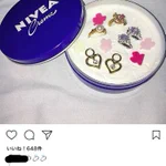 最近のインスタ映えってよくわかんない？wニベアに直接アクセサリー差し込むのが流行ってる？w