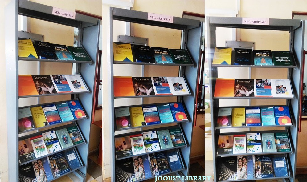 JOOUST_LIB's tweet image. New books!!! Check out the display shelf for the titles of your choice :) #freshcontent #studytools #bestpractices #WeCare
