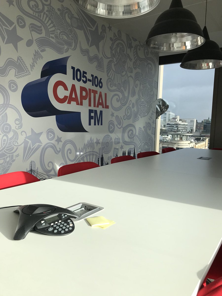 stephaniecheape's tweet photo. Popping into Scotland’s best radio station @CapitalScotland https://t.co/istii17dgb