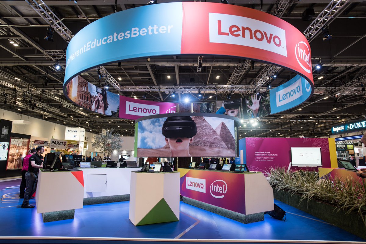 brandanddeliver's tweet photo. Having a blast at #Bett2018, designing and producing @lenovo_UKI's exhibition space. #differenteducatesbetter #iamlenovo https://t.co/FXZ8KjJLr3