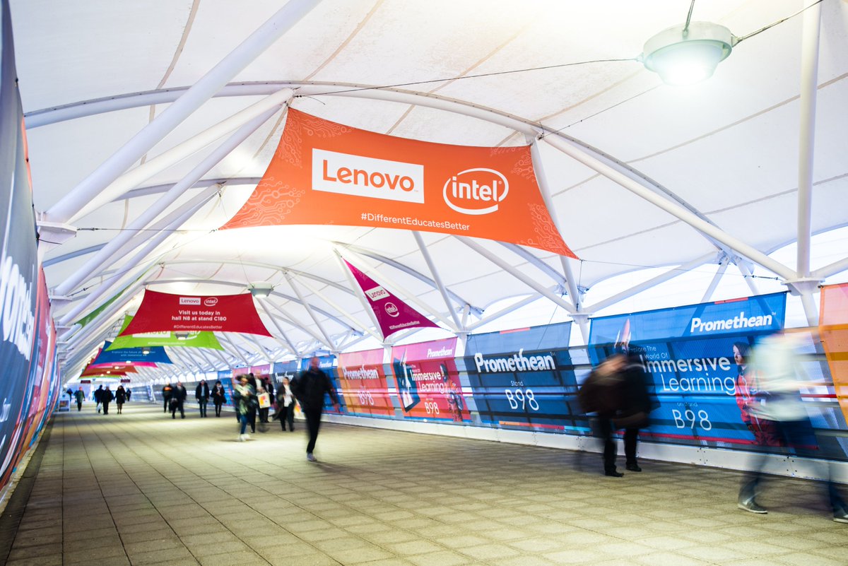 brandanddeliver's tweet photo. Having a blast at #Bett2018, designing and producing @lenovo_UKI's exhibition space. #differenteducatesbetter #iamlenovo https://t.co/FXZ8KjJLr3
