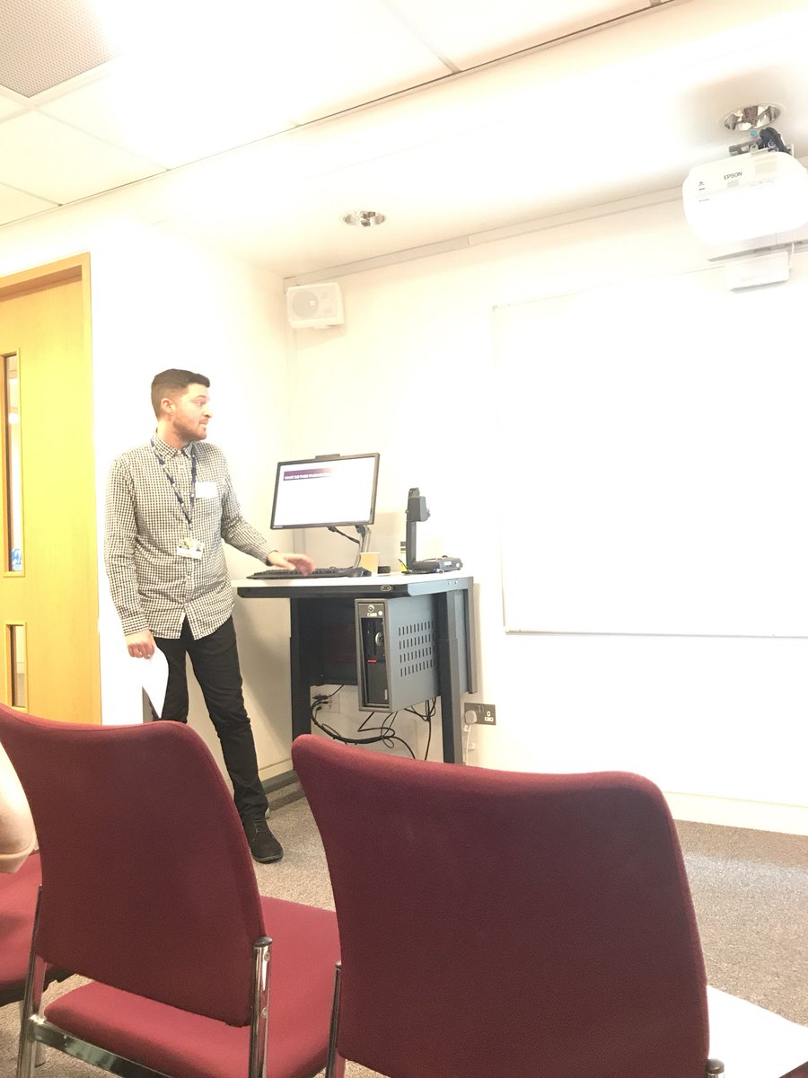 @HELS_Research currently sitting in on Andrew Bradbury, a Research Assistant for #C-SCHaRR delivering a talk on Arts Based Methods for research with Vulnerable children and young people