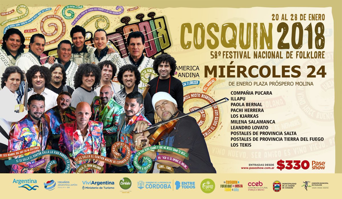 #AméricaAndina <a href="/leandrolovato2/">Leandro Lovato</a> <a href="/HerreraPachi/">Pachi Herrera</a> <a href="/LosTekisOficial/">Los Tekis</a> <a href="/illapu/">Illapu</a> <a href="/loskjarkas/">Los Kjarkas</a> <a href="/MileSalamanca/">Milena Salamanca ❤️</a>