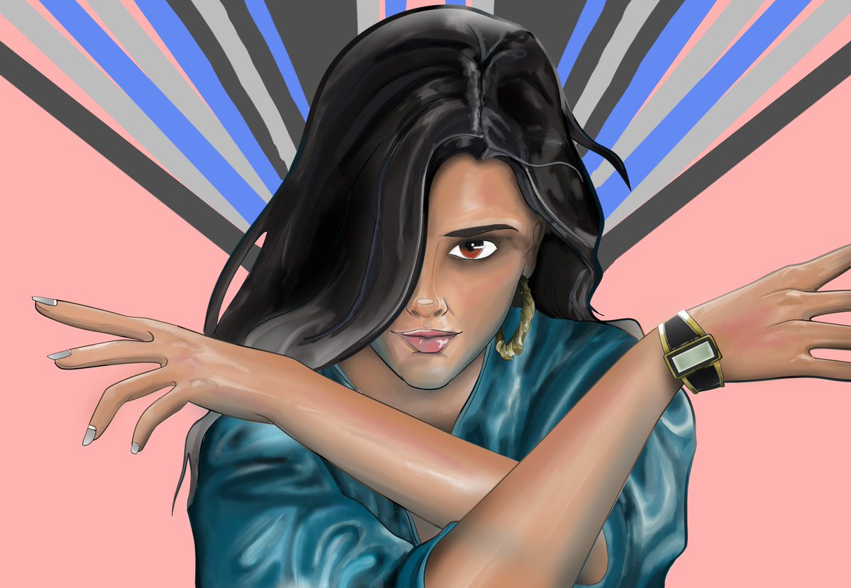 CasmicHype's tweet photo. Dont mean to sound like an advert but the new merceds-benz x-class commercial is so good. I was mesmerized when i saw it at the cinema just before the movie trailer. This woman was on the screen for less then 4 seconds but the pose was too good not to draw. #workinghard https://t.co/CPfhftrEoS