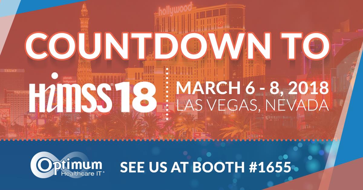The countdown to #HIMSS18 is on. Come to booth #1655 to see why our clients consistently rank us highly in organizations such as #KLAS. Schedule some time to speak with one of our subject matter experts: bit.ly/2n7ARoA