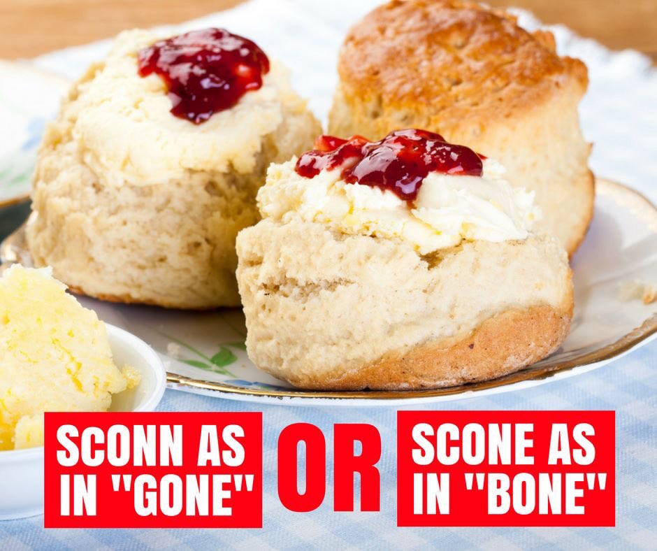 doitinwellies's tweet photo. #sconn as I’m gone or #scone as in bone is soooo not the question!! Good to see the real question has been answered.  #creamfirst #jamfirst https://t.co/qux5EONQlN