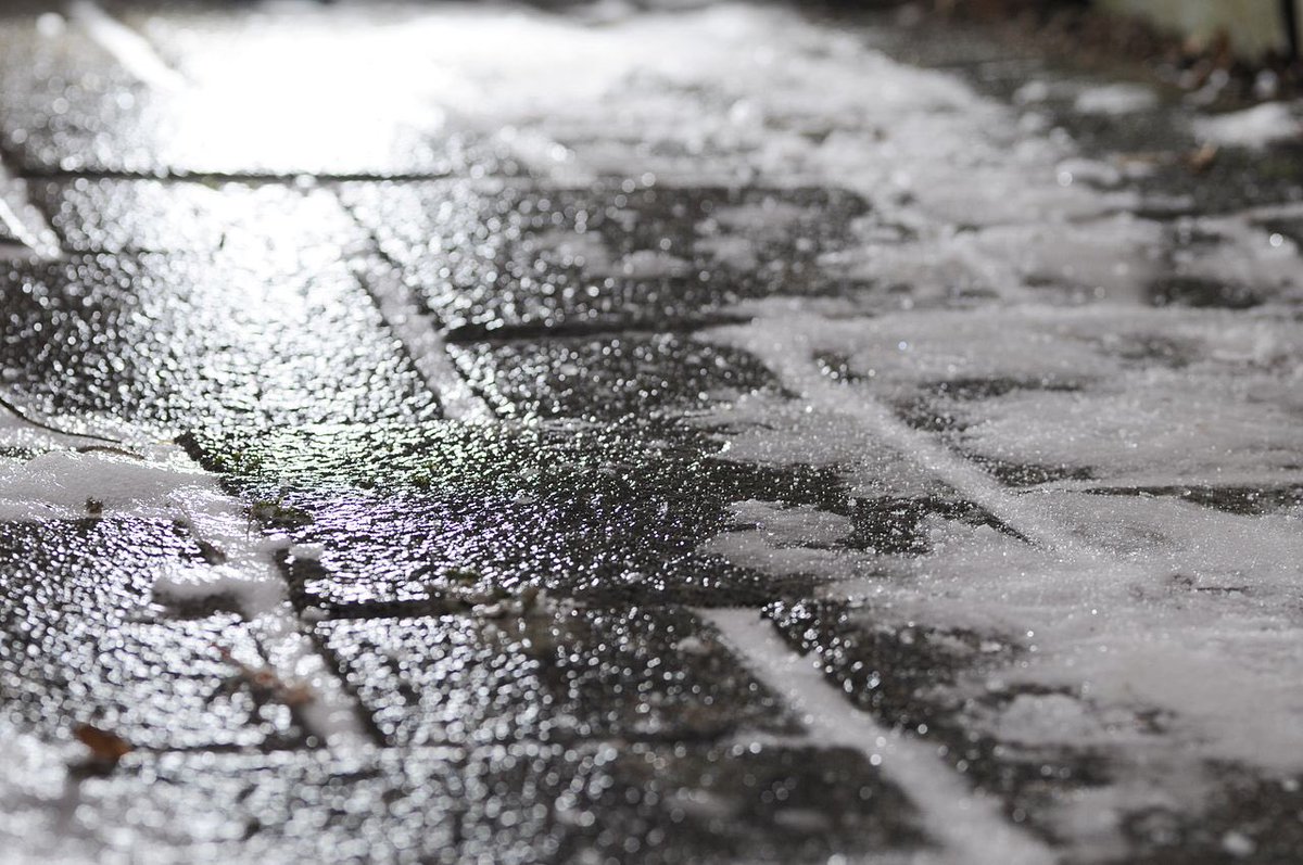Black ice occurring in central Indiana. Intersections, overpasses, and bridges will be affected first. Slow your speed!