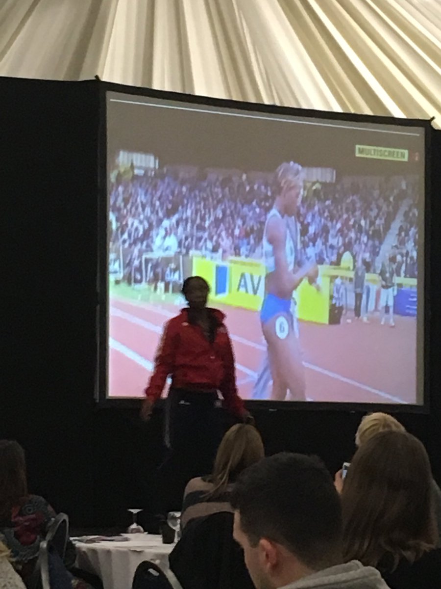 WWoodAcademy's tweet photo. Inspired by Jeanette Kwakye, Olympic finalist, at the Kent and Medway Primary PE conference #KentPE18 https://t.co/qjOD05Hqt1