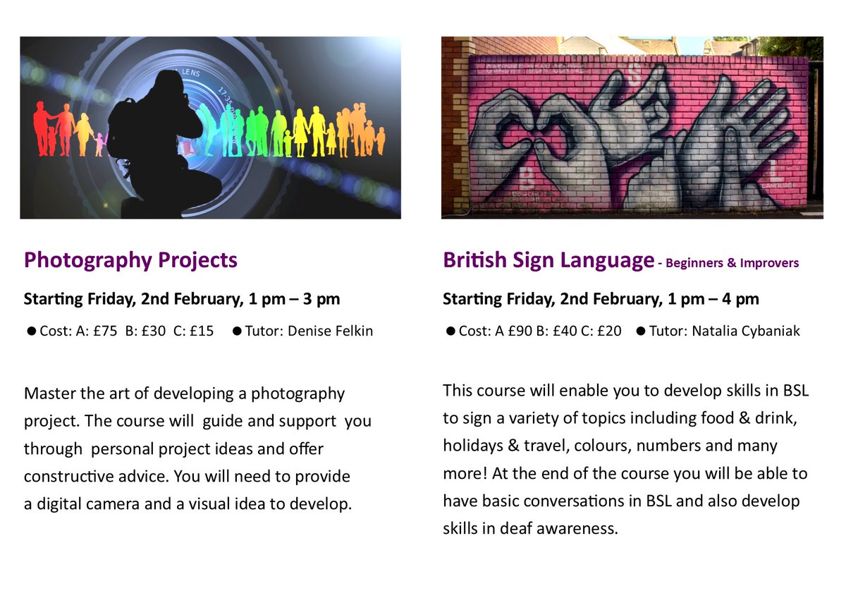 Going, going … to book the last places available on these popular courses call us now on 01273 687 053. For more details you can also visit our website: thebridgebrighton.com/learn/courses