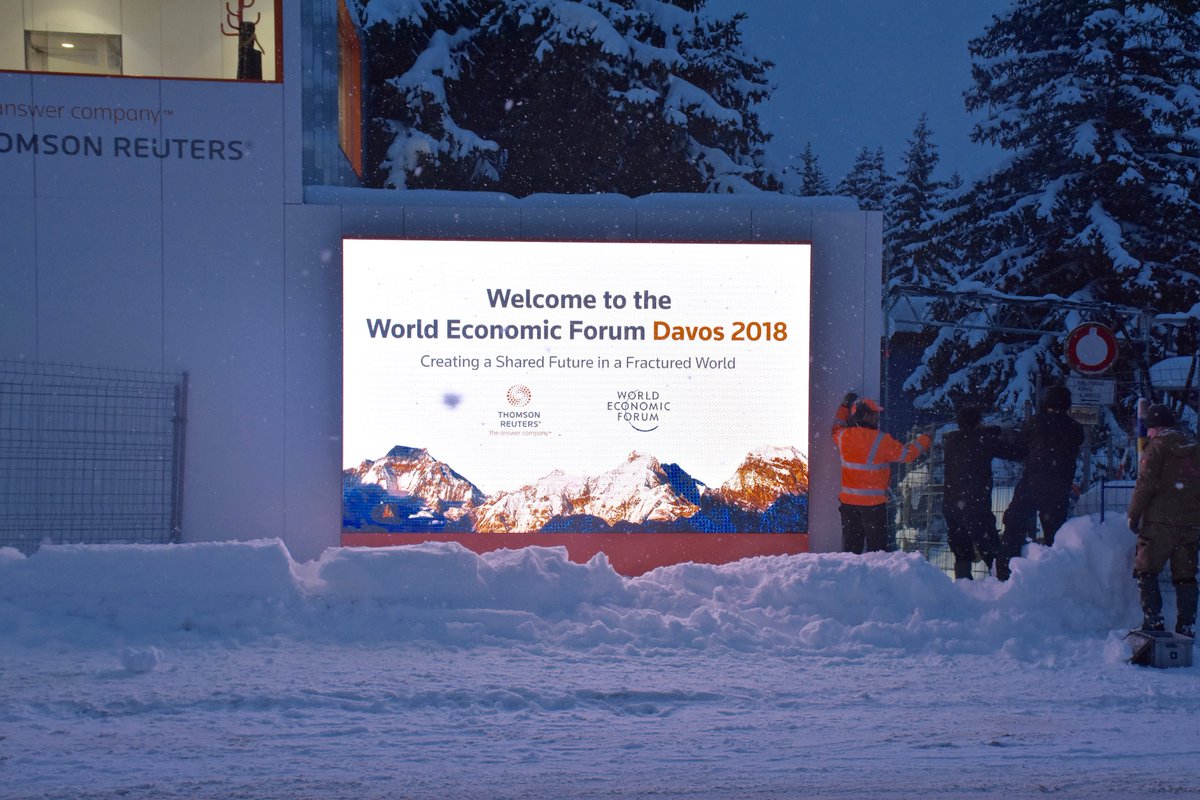 ShowcaseInterio's tweet photo. @ShowcaseInterio furnishes media centre for @thomsonreuters at The World Economic Forum 2018 in Davos. Stunningly furnished in vibrant oranges and subtle greys. President Trump is due to attend the annual meeting later this week #trump #showcaseinterio #thomsonreuters https://t.co/sUWVWn0ULw