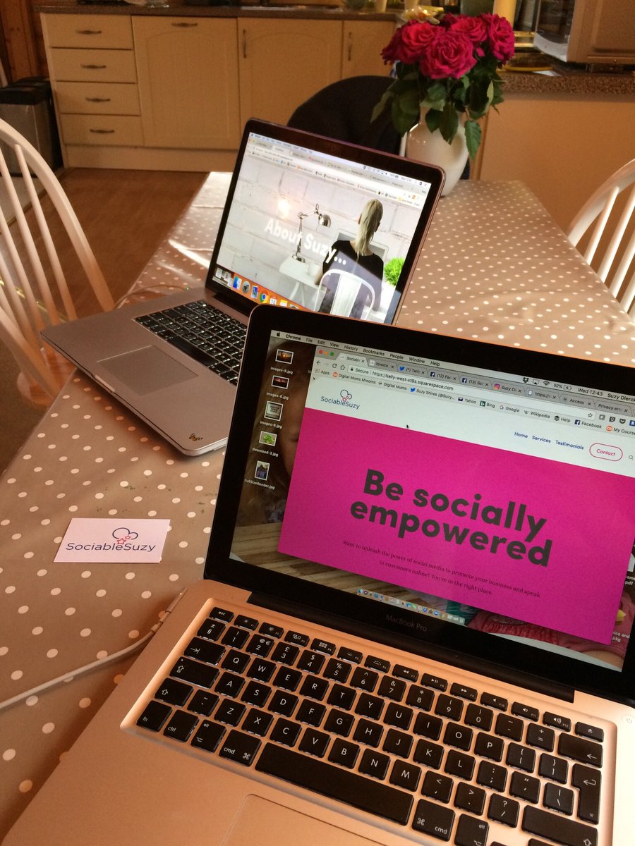 SociableSuzy's tweet photo. What an exciting process with @cs_websites Loving the look of my new #website #watchthisspace #socialmediamanager https://t.co/DflkJ0thR2