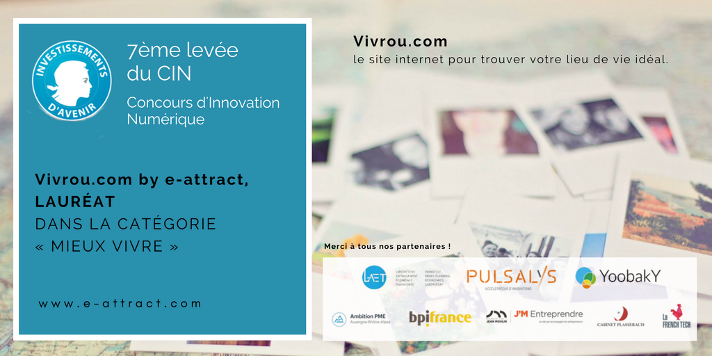 e_attract's tweet photo. Nous sommes très fiers d’être lauréats du #ConcoursInnovationNumérique (PIA) dans la catégorie « mieux vivre » pour notre application #Vivroù by https://t.co/KTQoNjffLD !
Merci à @SGPI_avenir, à la @DGEntreprises de @_Bercy_ et à @Bpifrance pour cette très belle reconnaissance ! https://t.co/mi1sm6mTFB