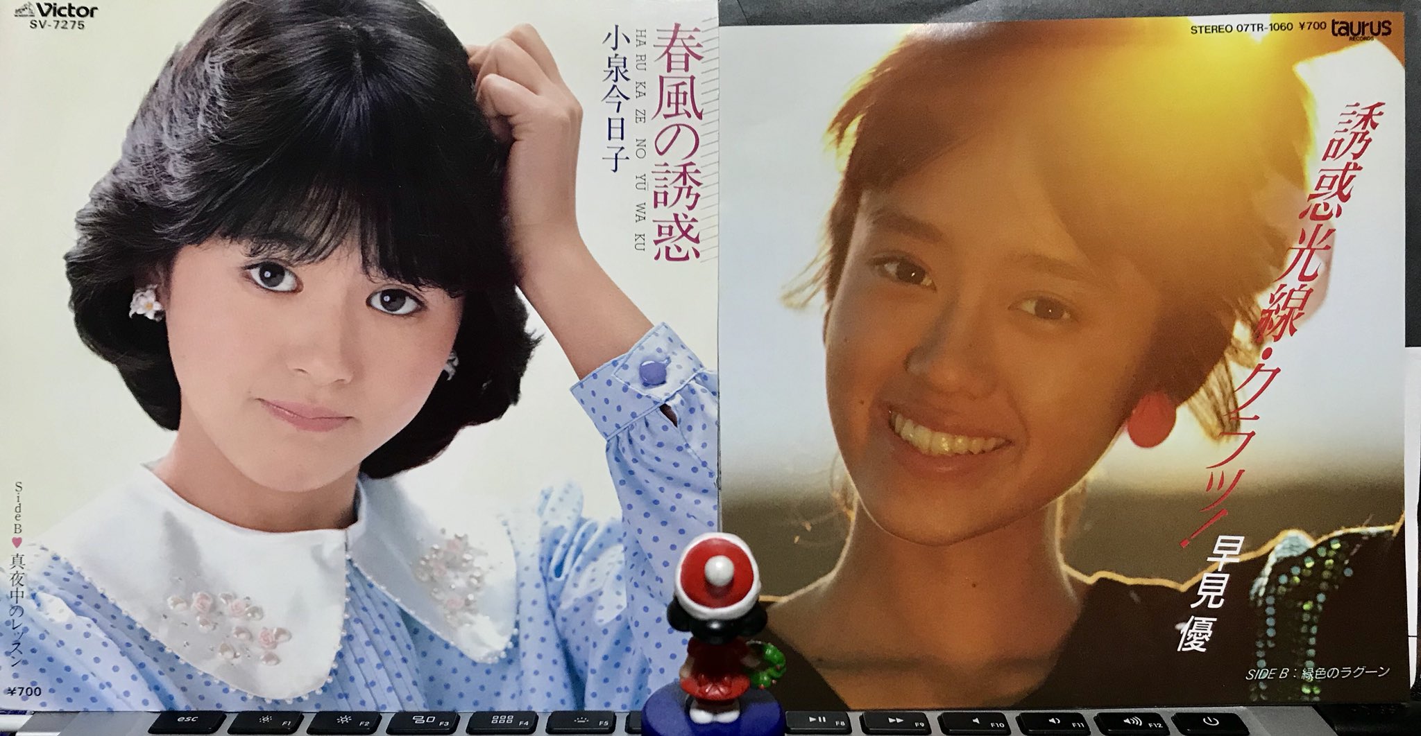 Nekoboul 早見優さんの 誘惑光線 クラッ に誘惑されて 同じく年組のキョンキョン 小泉今日子さんの 春風の誘惑 そして北原佐和子さんの モナリザの誘惑 に意識が跳びました それから84年組の 渡辺佳子さん 赤道直下型の誘惑 にギンギンギン