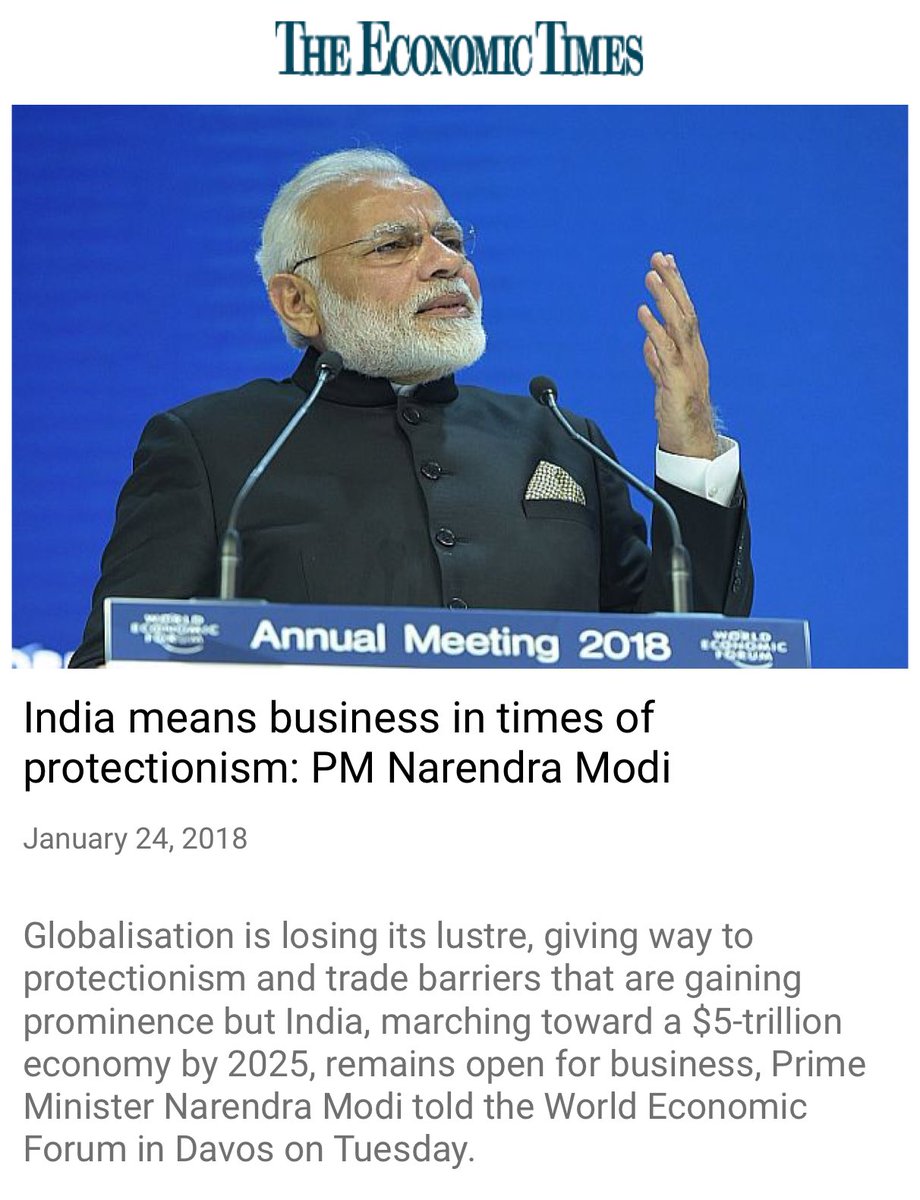PMOIndia's tweet photo. India means business in times of protectionism: PM Narendra Modi
https://t.co/mYzpnK1nHM

via NMApp https://t.co/WjvHQBL1nc