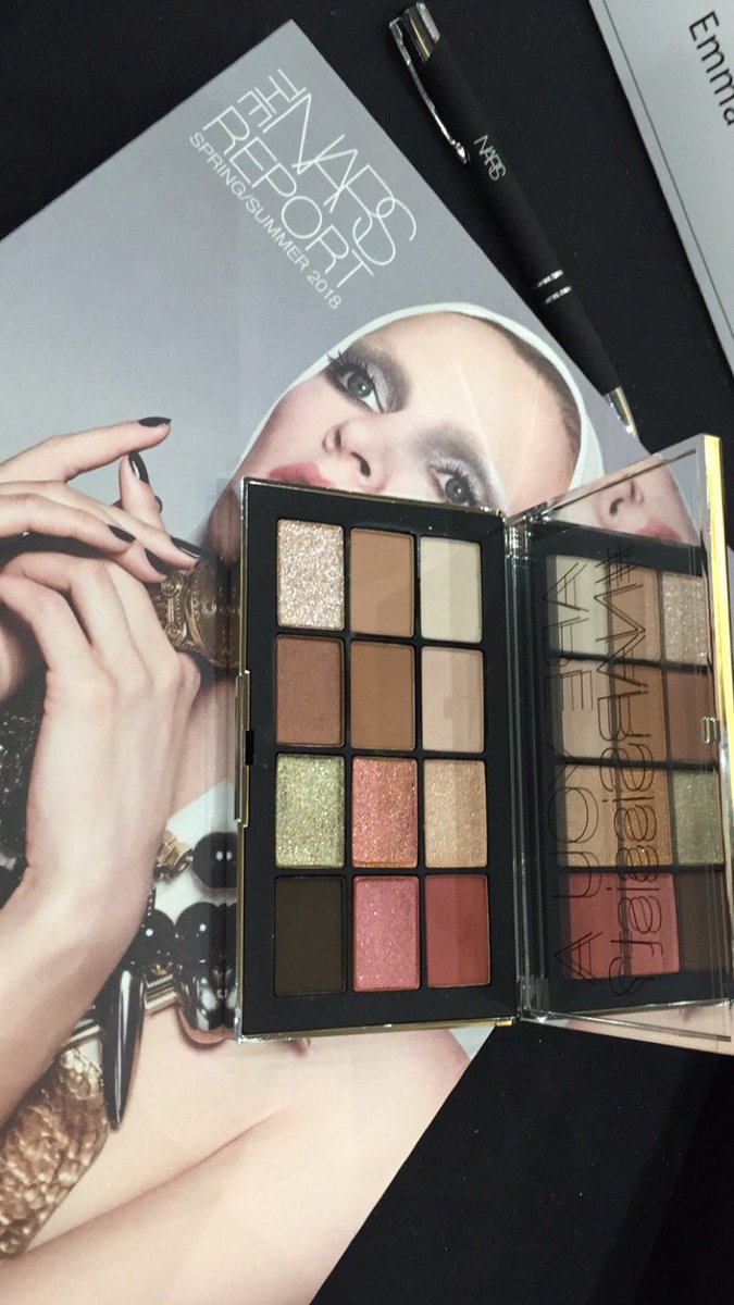 EmmaLWrightson's tweet photo. At Nars Seasonal Training today loving my life &amp; the new WANTED Palette ♥️😩 Thank you @NARSCosmetics ✨💄💃🏼 https://t.co/aqKWScxlIU