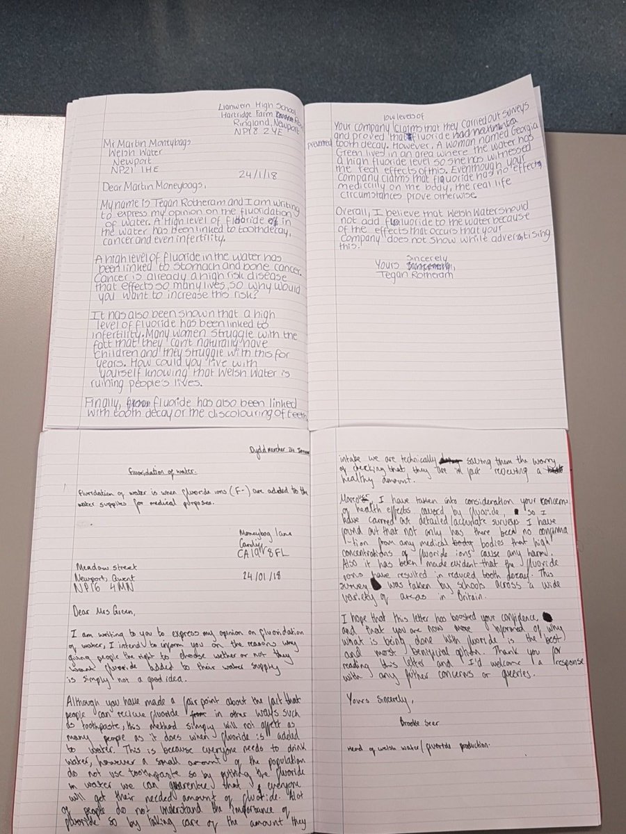 ScienceLlanwern's tweet photo. Some letter writing going on in the science dept today @LlanwernEnglish year 10 weren't happy with an extra English lesson today! https://t.co/LzUfscZq7a