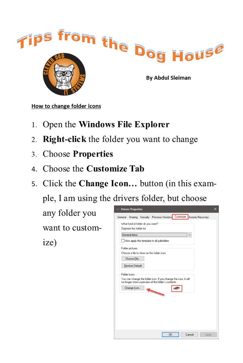 CleverDogIT's tweet photo. #foldericons #tipsfromthedoghouse https://t.co/cdUBBZ6cEl