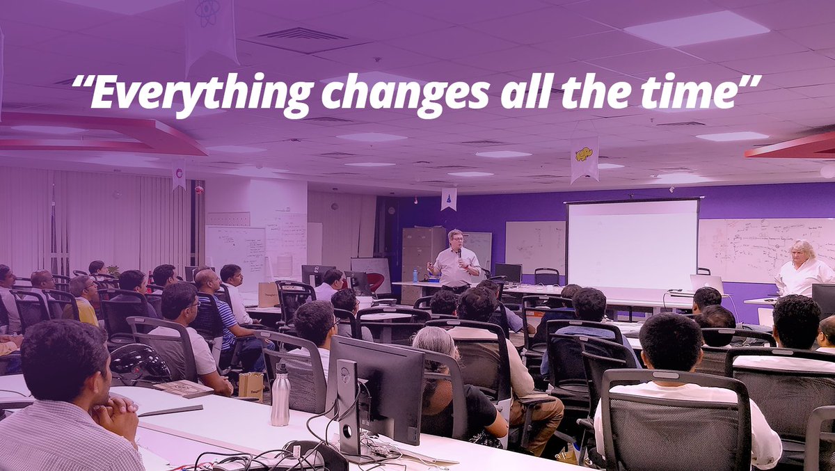 thoughtworks's tweet image. &quot;How can you possibly do long term planning in a world that volatile?&quot; ask @neal4d &amp;amp; @rebeccaparsons #EvolutionaryArchitecture #Chennai #EvoArchIndia