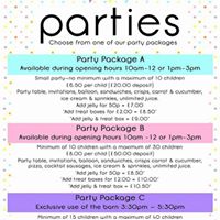 emsleys's tweet image. Need to hold a party but want minimal stress? Take a look at our various party packages #kidsparty thebarnemsleys.co.uk