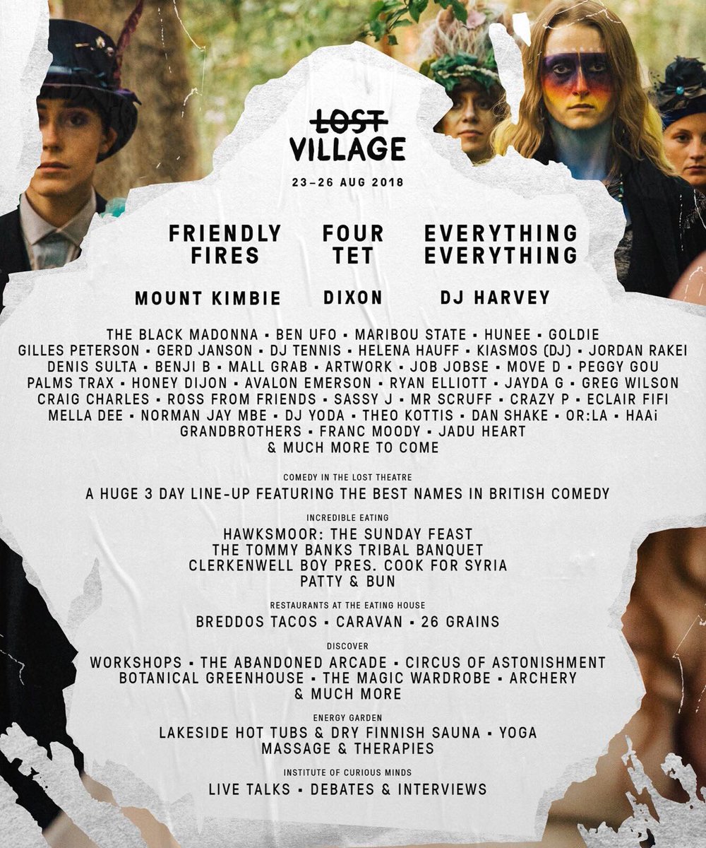 ModaLincoln's tweet image. Friends, the time has come… Music, food, comedy, talks, workshops, relaxation and a whole world of surreal, bizarre and wonderful discoveries in the forest that time forgot 💚 Tickets on sale this Friday 26 Jan, 10am 🔮 lostvillagefestival.com