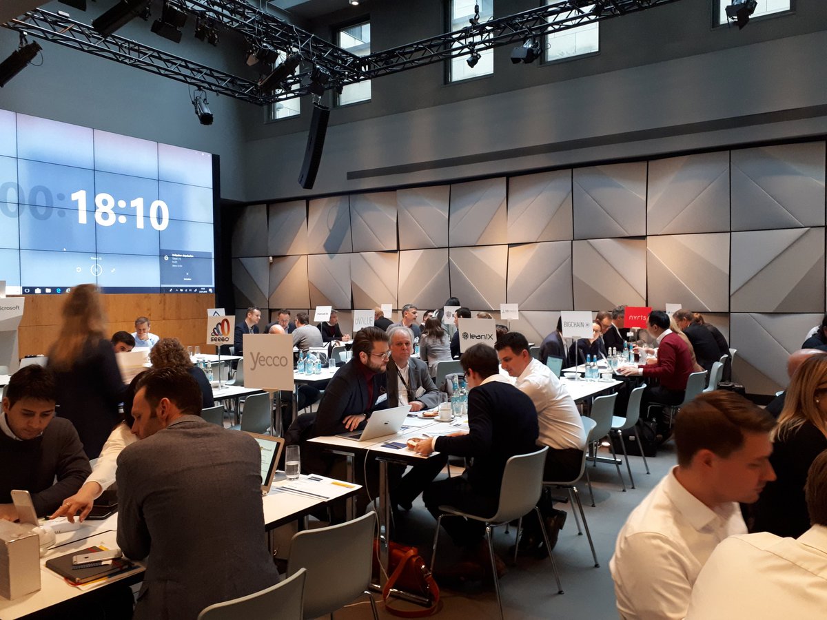 Der_Link_SG's tweet photo. Thank you @MicrosoftBerlin for hooking us up with 12 interesting startups, we will follow up on these 1:1 meetings! #derlink https://t.co/U25oLMO4oO