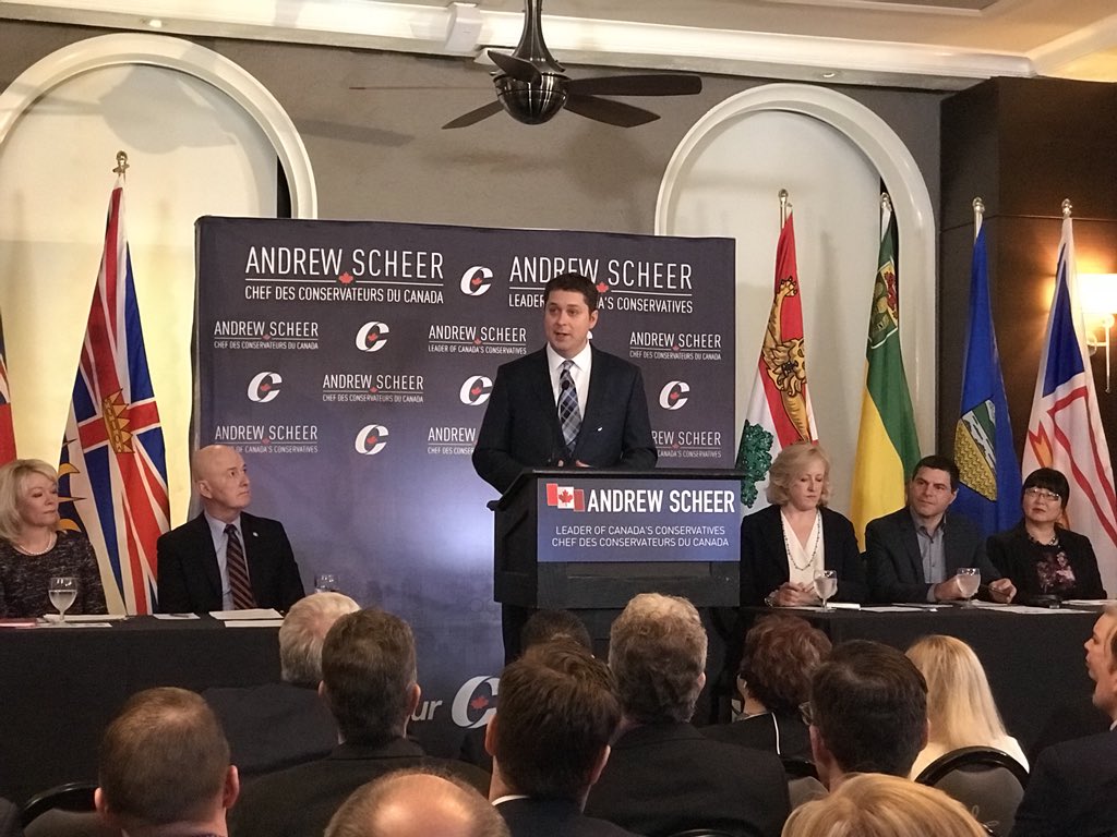 erinotoole's tweet photo. Great to join @AndrewScheer &amp; our @CPC_HQ team for caucus meetings in lovely Victoria BC.  Preparing for the session ahead. #strongteam https://t.co/h9Mq9V73i5