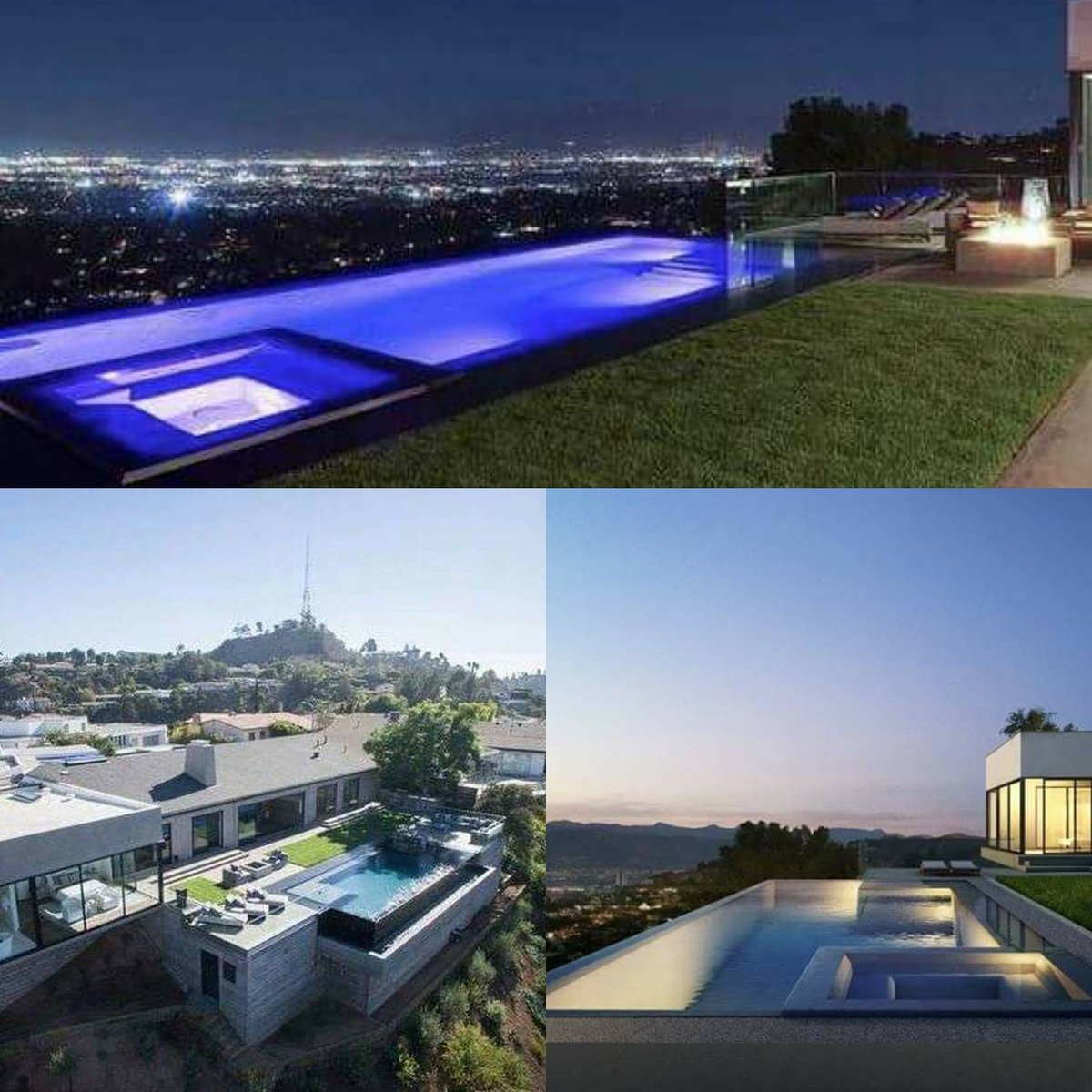 Amazing project by @swdmasters Paolo Benedetti, Aquatic Technology! #beautiful #amazing #swimmingpool #luxurypool #awesome #water #california #infinityedgepool