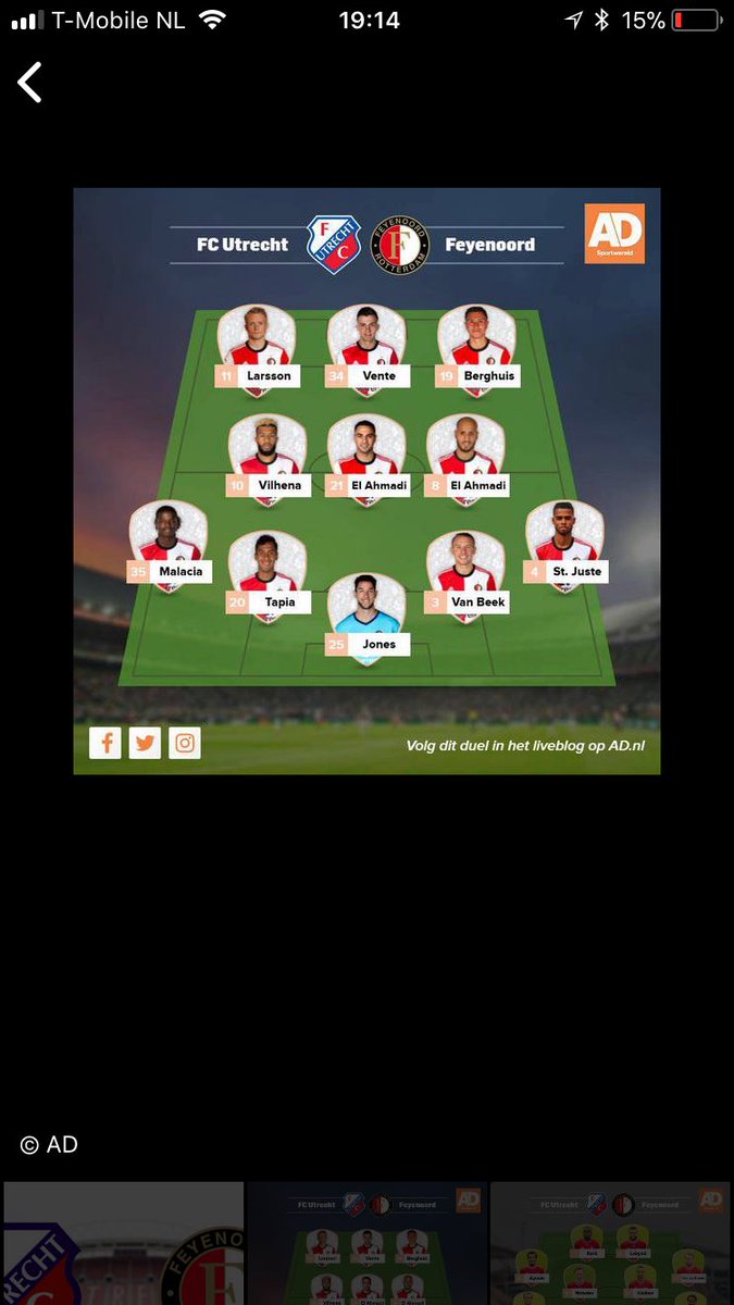 Jim4Care's tweet photo. Sterke bezetting op ‘t middenveld @ADnl met 2x El Ahmadi 😉 #fcufey https://t.co/9KSR62x2qS