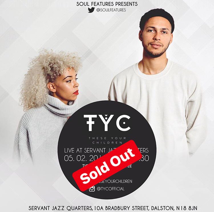 The show on Feb 5th is now sold out! Looking forward to seeing you all there. 🙌🏽 Also great to have <a href="/biancarosemusic/">Bianca Rose</a> on the support.