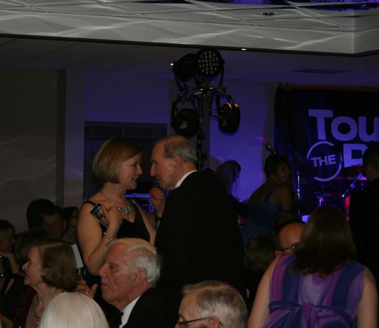 Jimmy Armfield making sure I was ok at David Oates’ memorial ball at Blackpool Football Club .Will never forget the reception he got that night . He was a constant throughout my career at BBC Radio Five Live and so much more out of work to my family .