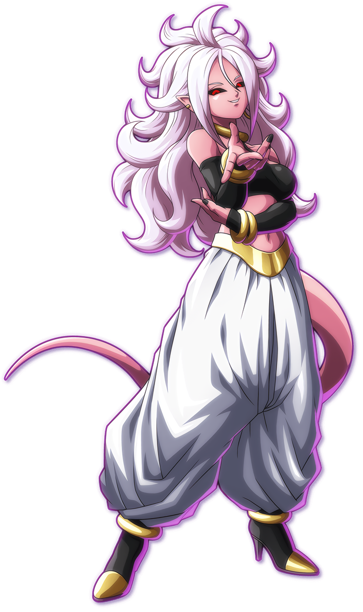 Hydros On Twitter Majin Android 21 Fighterz Character Art Hd Render 