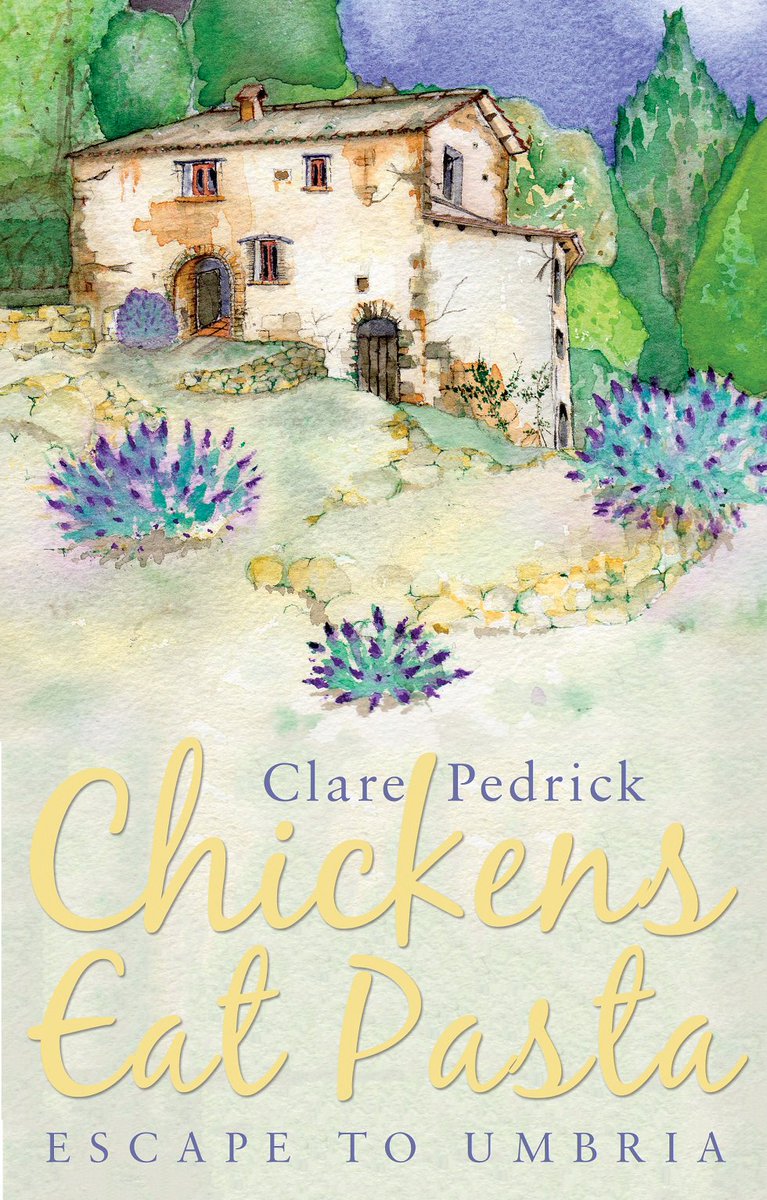 ClarePedrick's tweet photo. Chickens Eat Pasta, a (true) love story set in the beautiful hills of Umbria, Italy. Book or #ebook, #umbria #travel #Lovestory available at https://t.co/YruAv3aGjD https://t.co/MC6tEW7gYI
