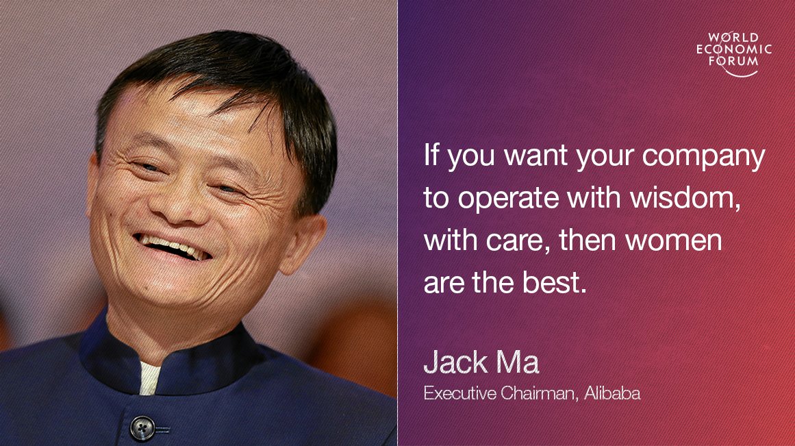 wef's tweet photo. Jack Ma on the IQ of love - and other top quotes from his Davos interview https://t.co/6aTdxX1FfC #wef18 https://t.co/PBIZtiKo86