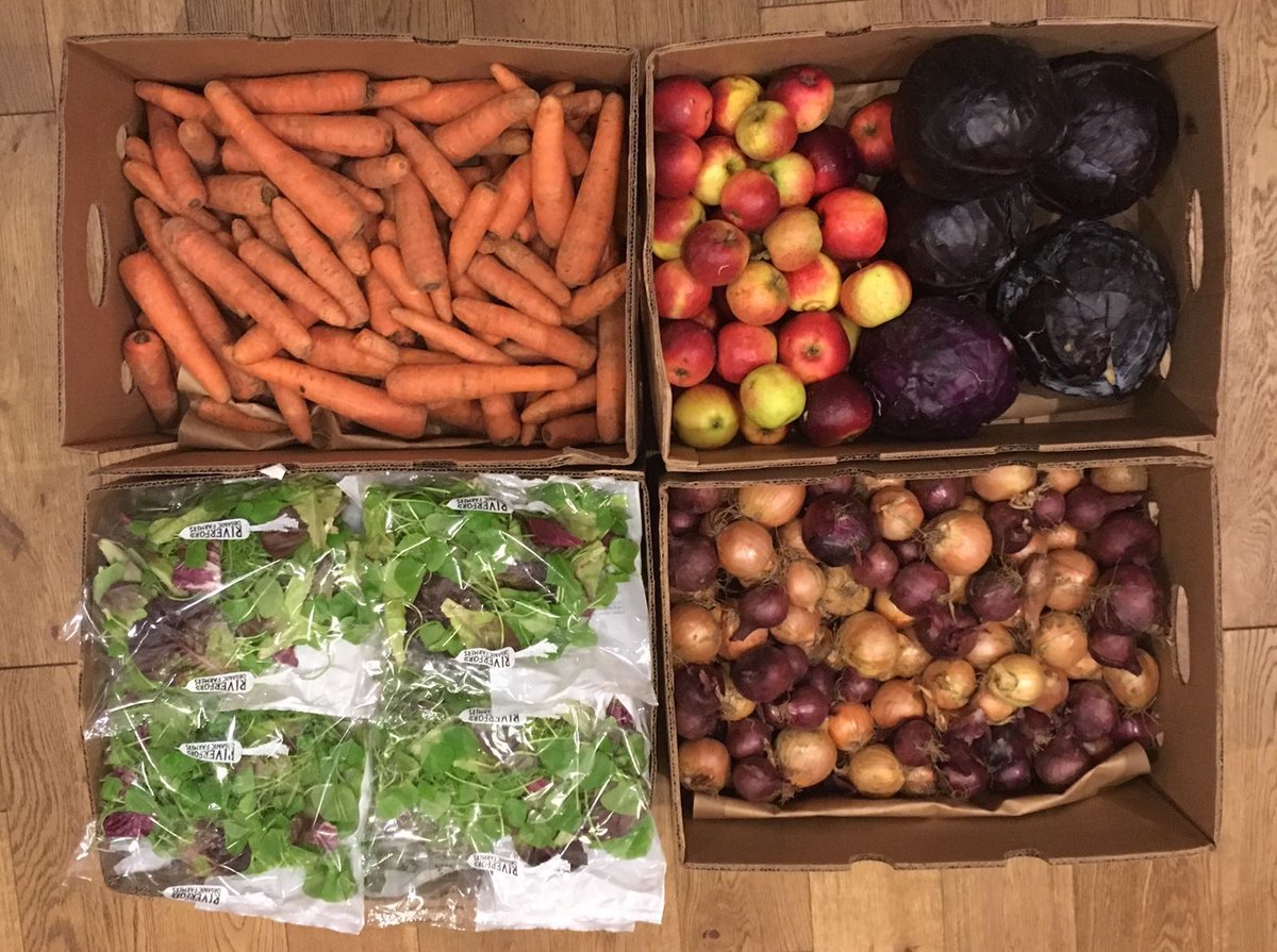 Thank you @SaifSalemAli. We've had so much support. Thanks also to contributors <a href="/the_fish_deli/">the fish deli</a>. Just taken delivery of four big crates of vege for our Middle Eastern feast, donated by <a href="/Riverford/">Riverford</a> organic farm. So generous #RefugeesWelcome <a href="/sophiepierce/">Sophie Pierce</a> <a href="/AroundAshburton/">Around Ashburton</a>