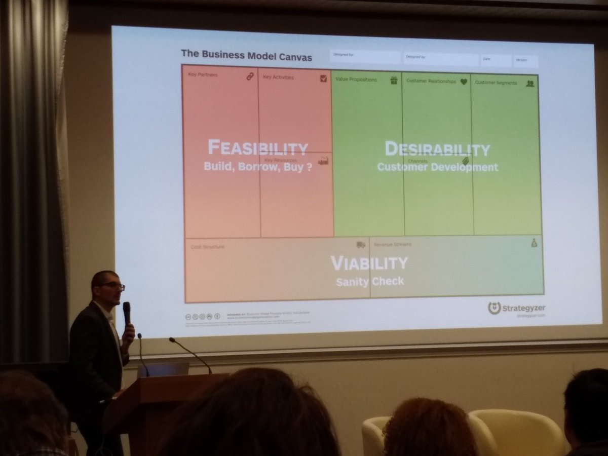 AliceBoisson's tweet image. How to design an invincible organisation? The #businesscanvas  of @AlexOsterwalder #osterwalderparis @ESCPeurope #LeanStartupexperience