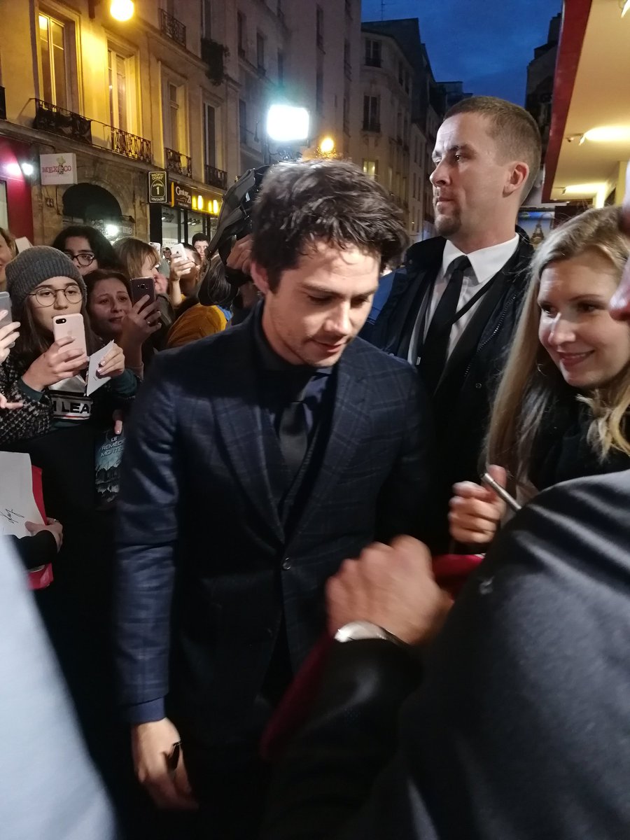 DSharmanDOBrien's tweet image. #DylanOBrien #Events2017 #TheDeathCure 📷 : @dylanobrien à l'avant première de @MazeRunnerMovie à Paris ce soir 😁 (Via @LeGrandRex)