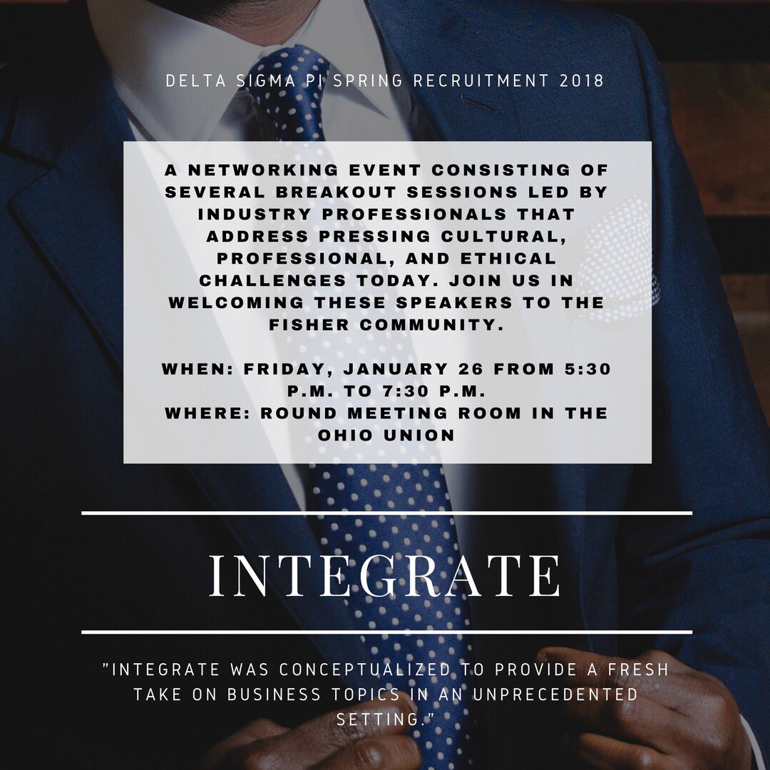OSUDSP's tweet image. Are you a YoPro? Want to network? Check out DSP’s Integrate event this Friday at the Union. There will be free food and all are welcome! #OSU #DSP
